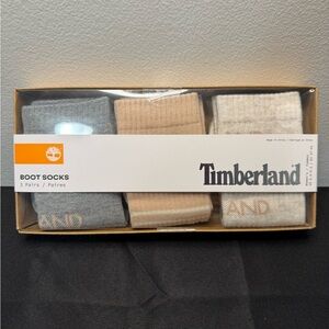 Timberland Women’s Boot Socks - Gray, Tan, Cream